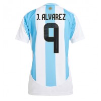 Argentina Julian Alvarez #9 Hjemmedrakt Dame Copa America 2024 Kortermet